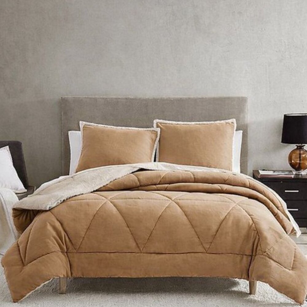 2 UGG  King Size Pillowcases Sherpa Shams